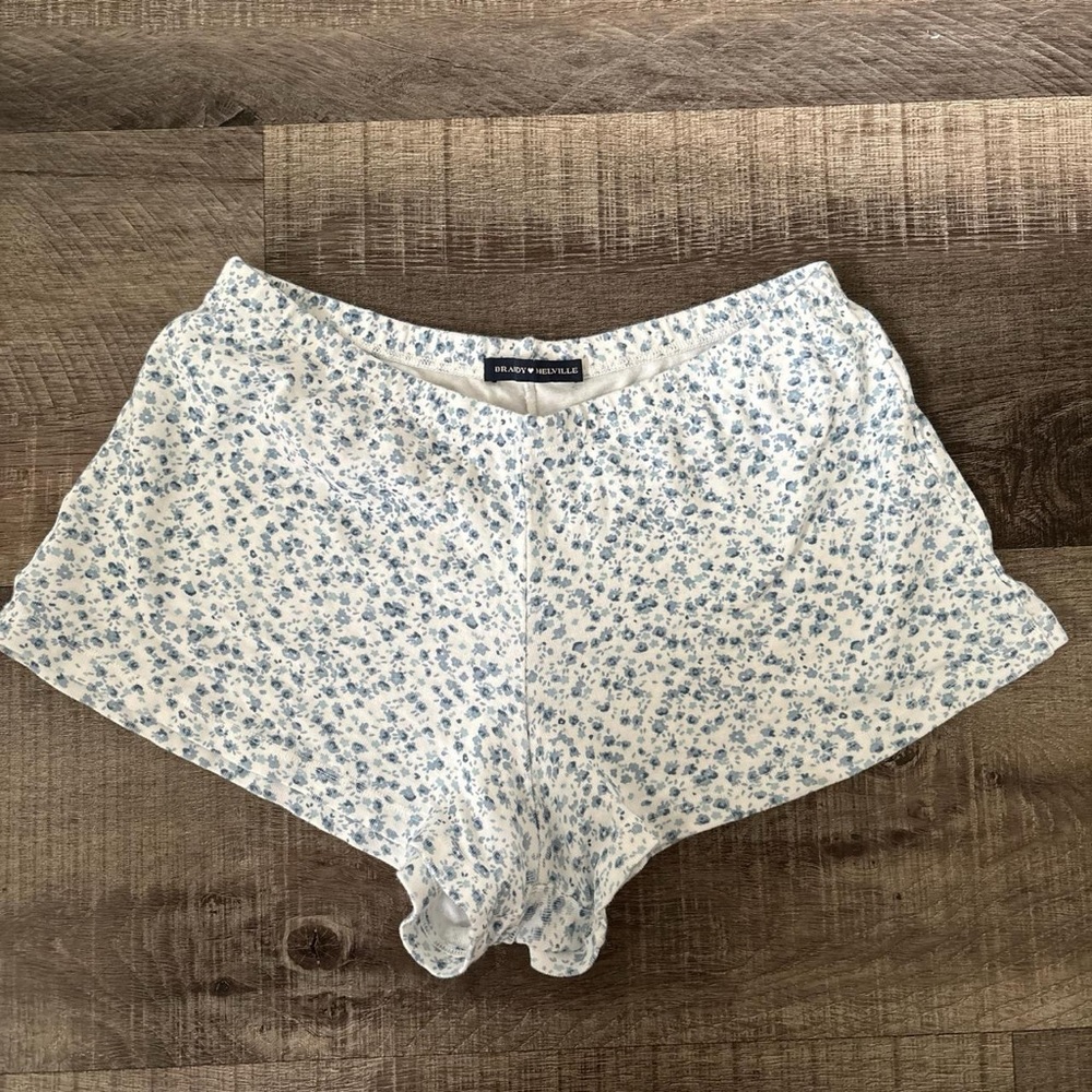 brandy melville floral shorts